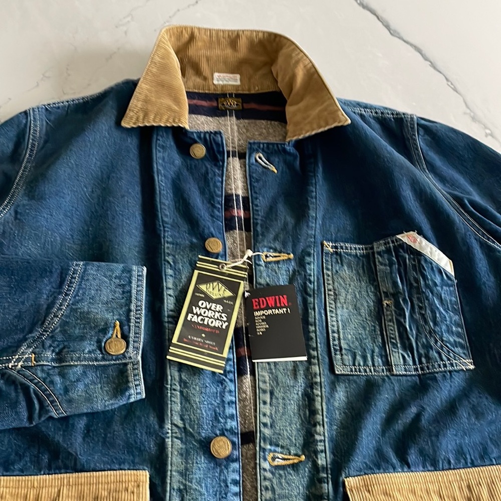 Edwin over works factory Jacket size XL made in Japan